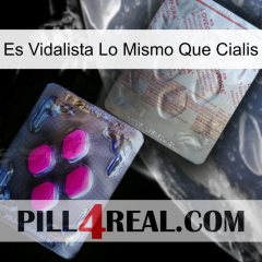 Is Vidalista The Same As Cialis 38